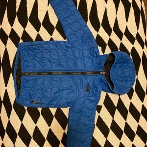 The North Face blue toddler jacket